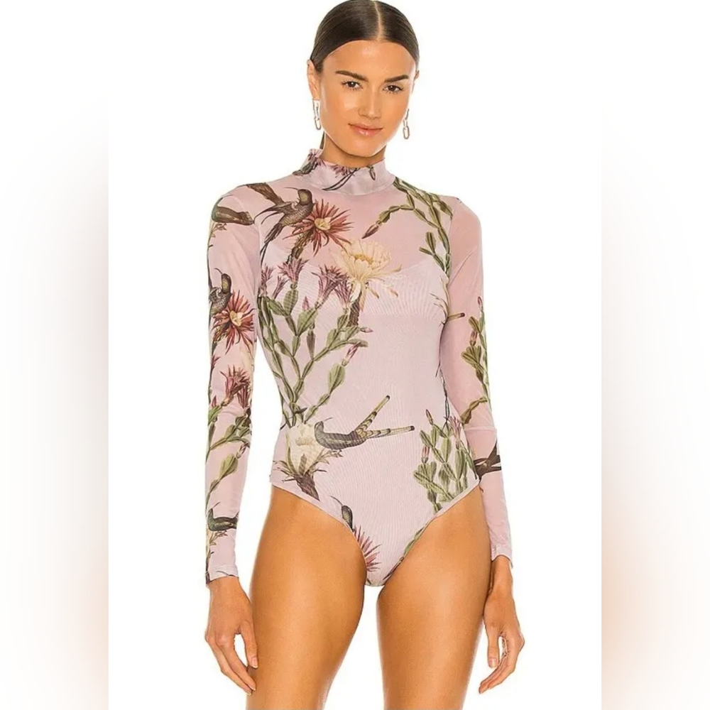 ALL SAINTS Nolina Elia Bodysuit In Blush Size 12 - Picture 8 of 9